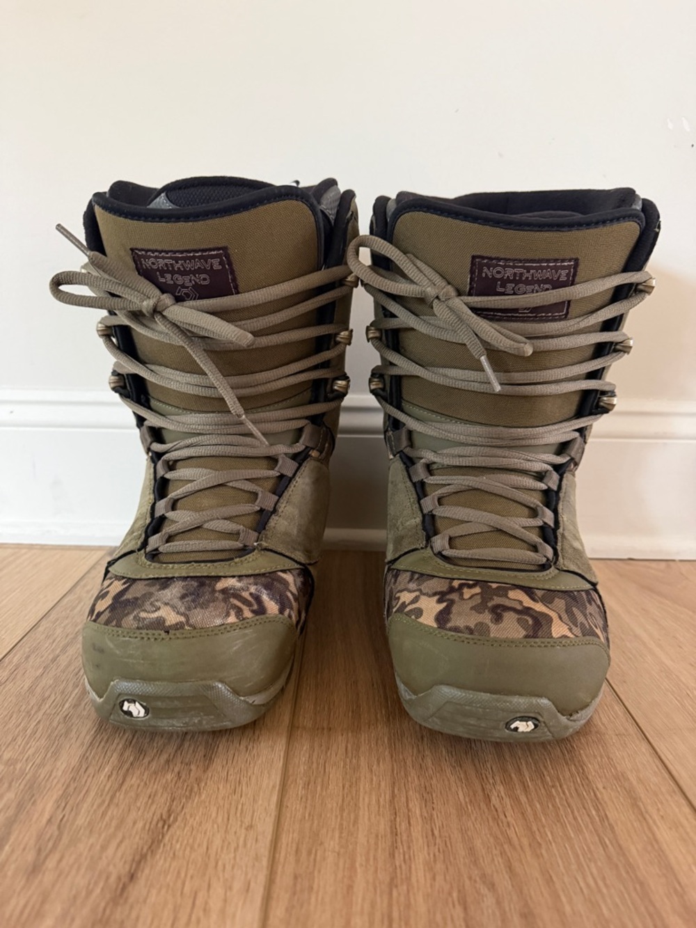 Men’s Northwave Legend Camo Snowboarding Boots Size 9 Winter Athletic - Picture 2 of 6